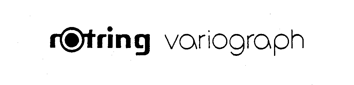 Trademark Logo ROTRING VARIOGRAPH