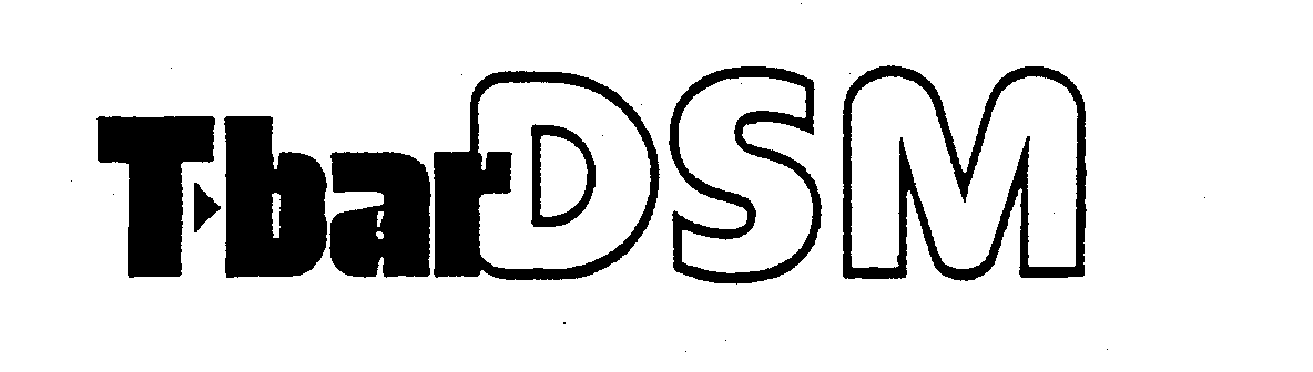 Trademark Logo T-BAR DSM