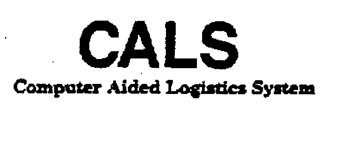  CALS COMPUTER AIDED LOGISTICS SYSTEM