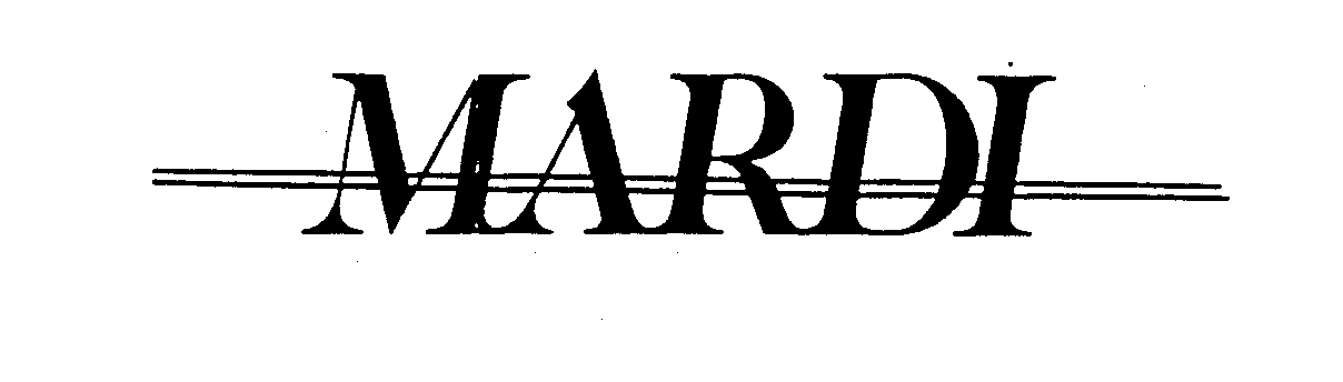 Trademark Logo MARDI