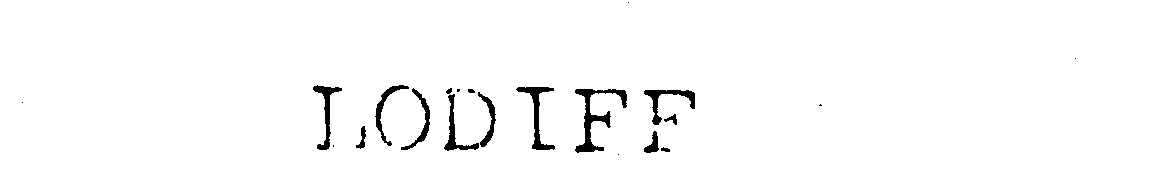 Trademark Logo LODIFF