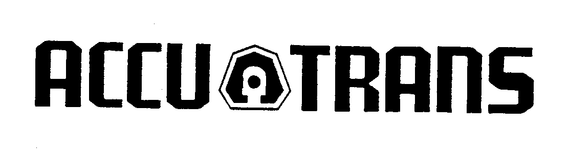 Trademark Logo ACCU TRANS