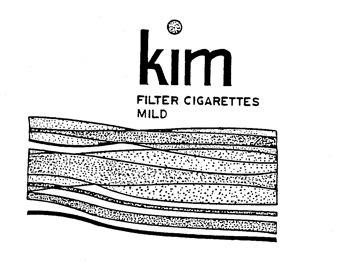 Trademark Logo KIM FILTER CIGARETTES MILD