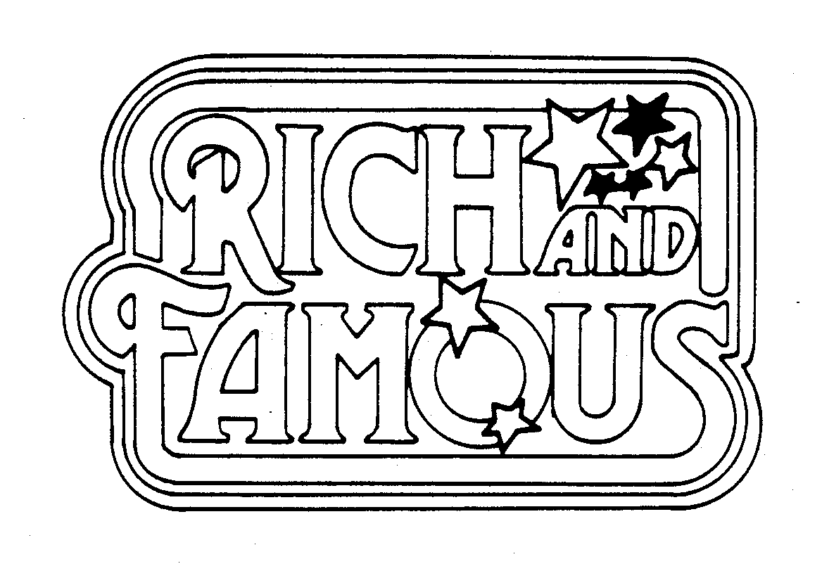 Trademark Logo RICH AND FAMOUS