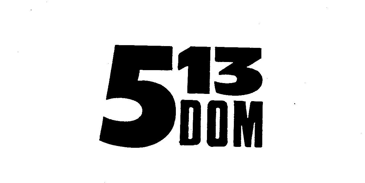 Trademark Logo 5 13 DOM