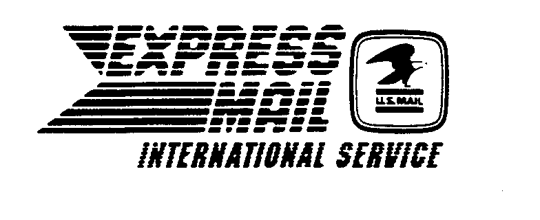 Trademark Logo EXPRESS MAIL INTERNATIONAL SERVICE U.S. MAIL