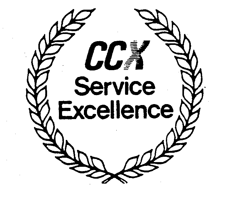Trademark Logo CCX SERVICE EXCELLENCE