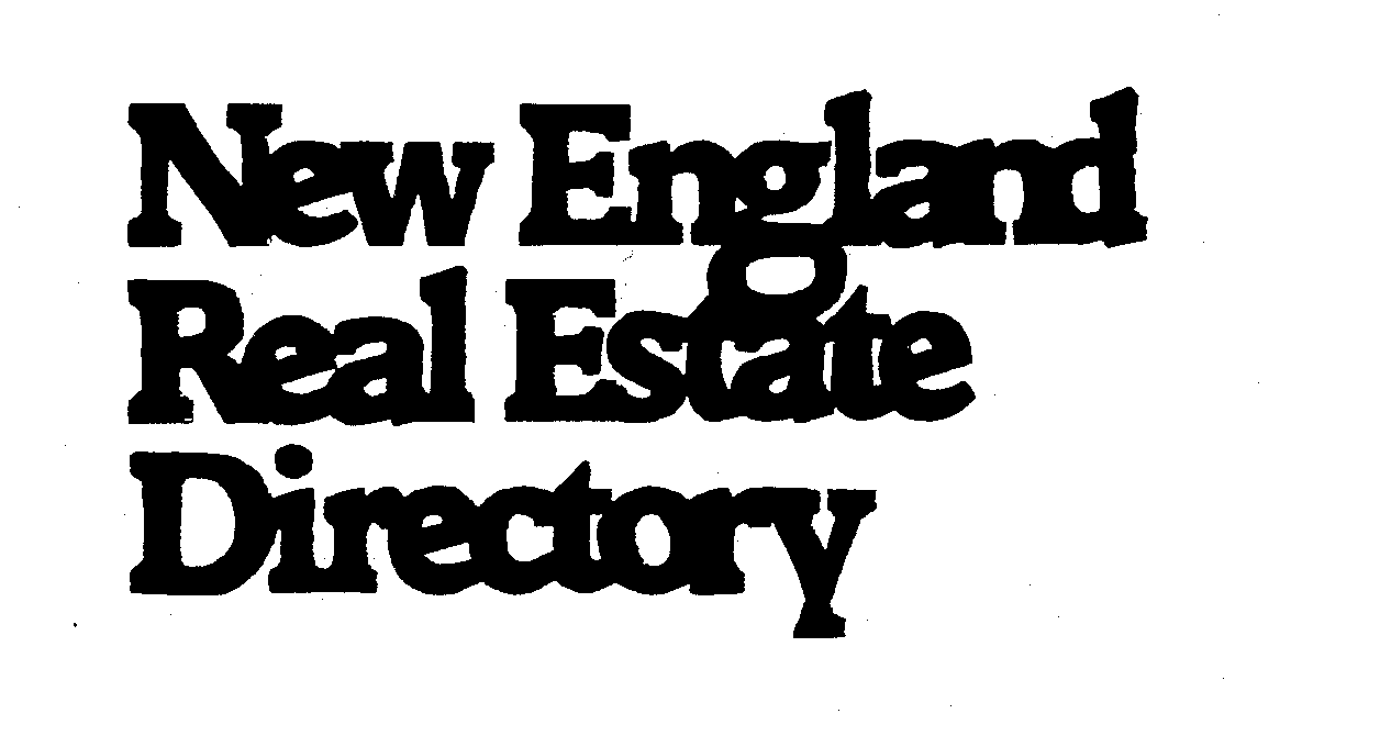 Trademark Logo NEW ENGLAND REAL ESTATE DIRECTORY