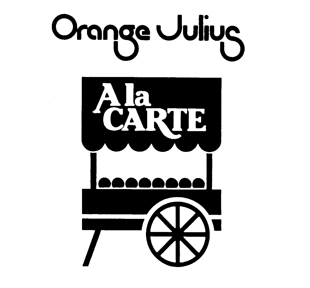 Trademark Logo ORANGE JULIUS A LA CARTE