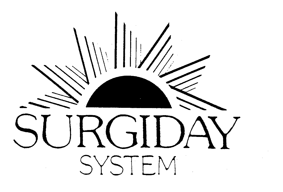 Trademark Logo SURGIDAY SYSTEM