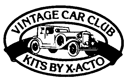 Trademark Logo VINTAGE CAR CLUB KITS BY X-ACTO