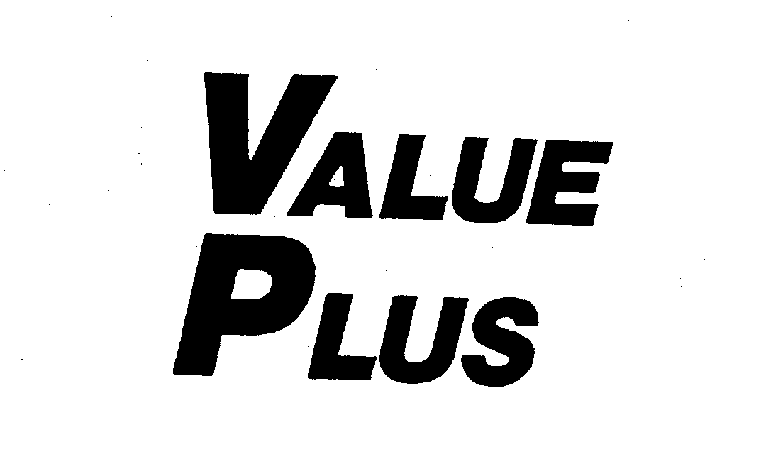 Trademark Logo VALUE PLUS