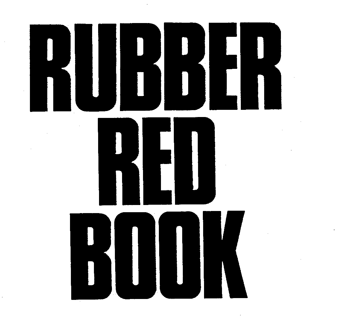  RUBBER RED BOOK