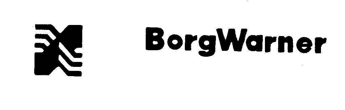 Trademark Logo X BORGWARNER
