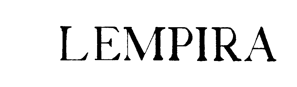Trademark Logo LEMPIRA