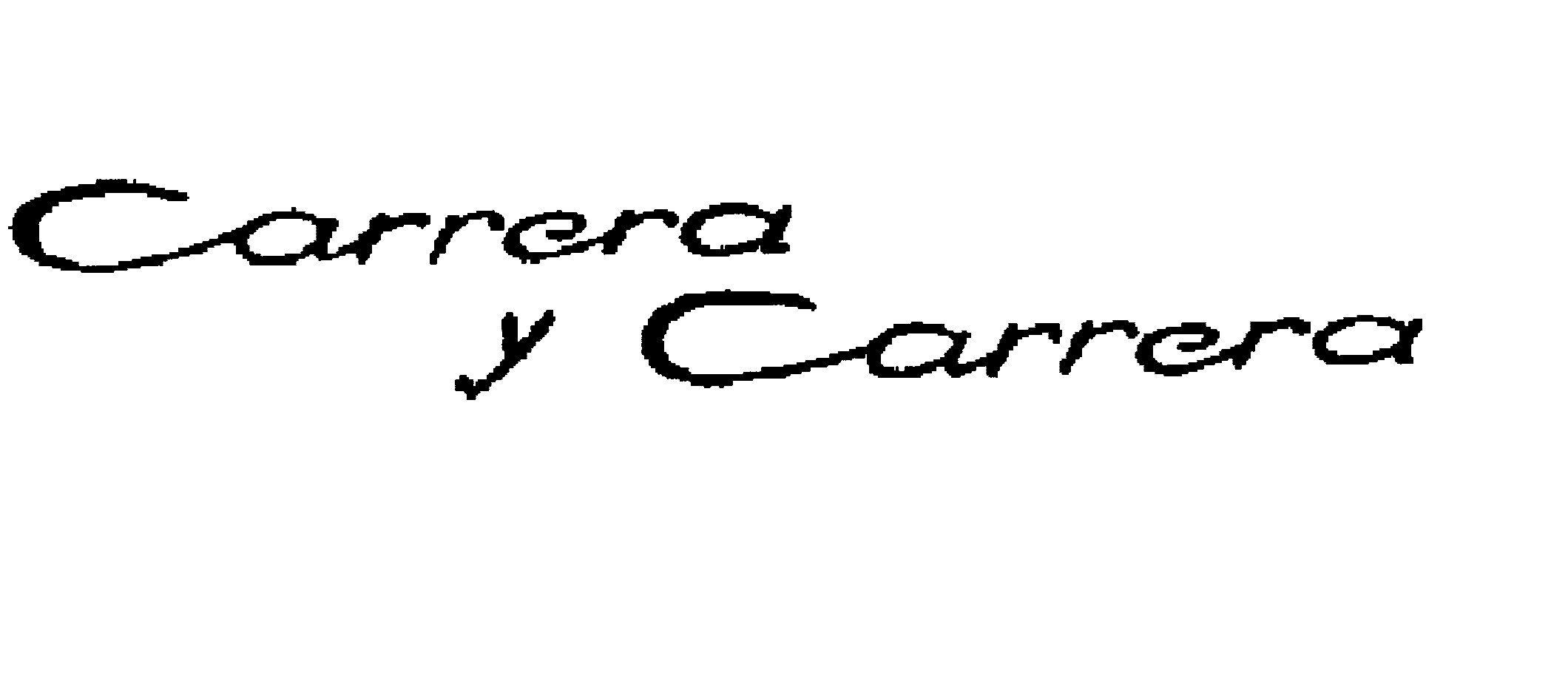 Trademark Logo CARRERA Y CARRERA