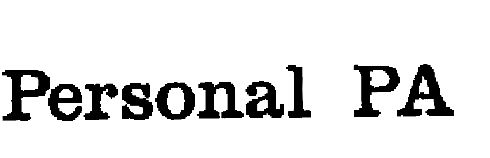 Trademark Logo PERSONAL PA