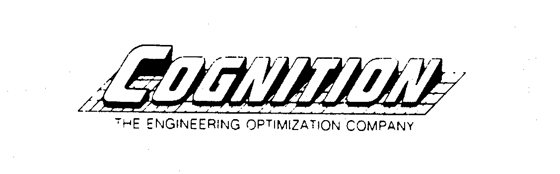  COGNITION THE ENGINEERING OPTIMIZATION COMPANY