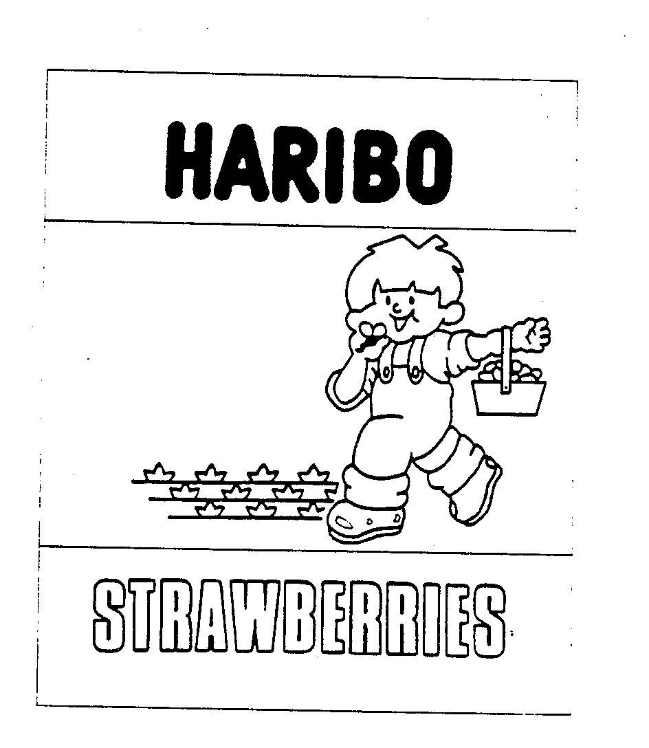 Trademark Logo HARIBO STRAWBERRIES