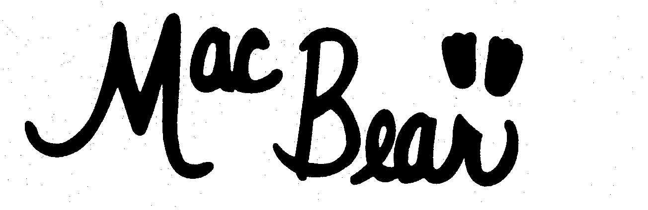 Trademark Logo MAC BEAR