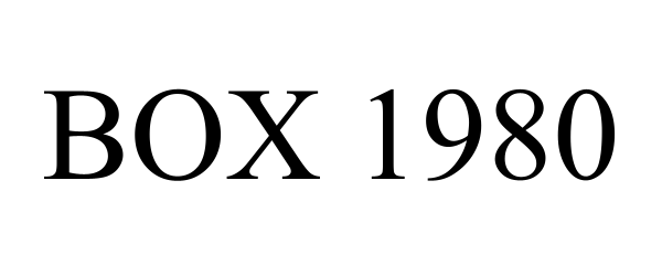  BOX 1980