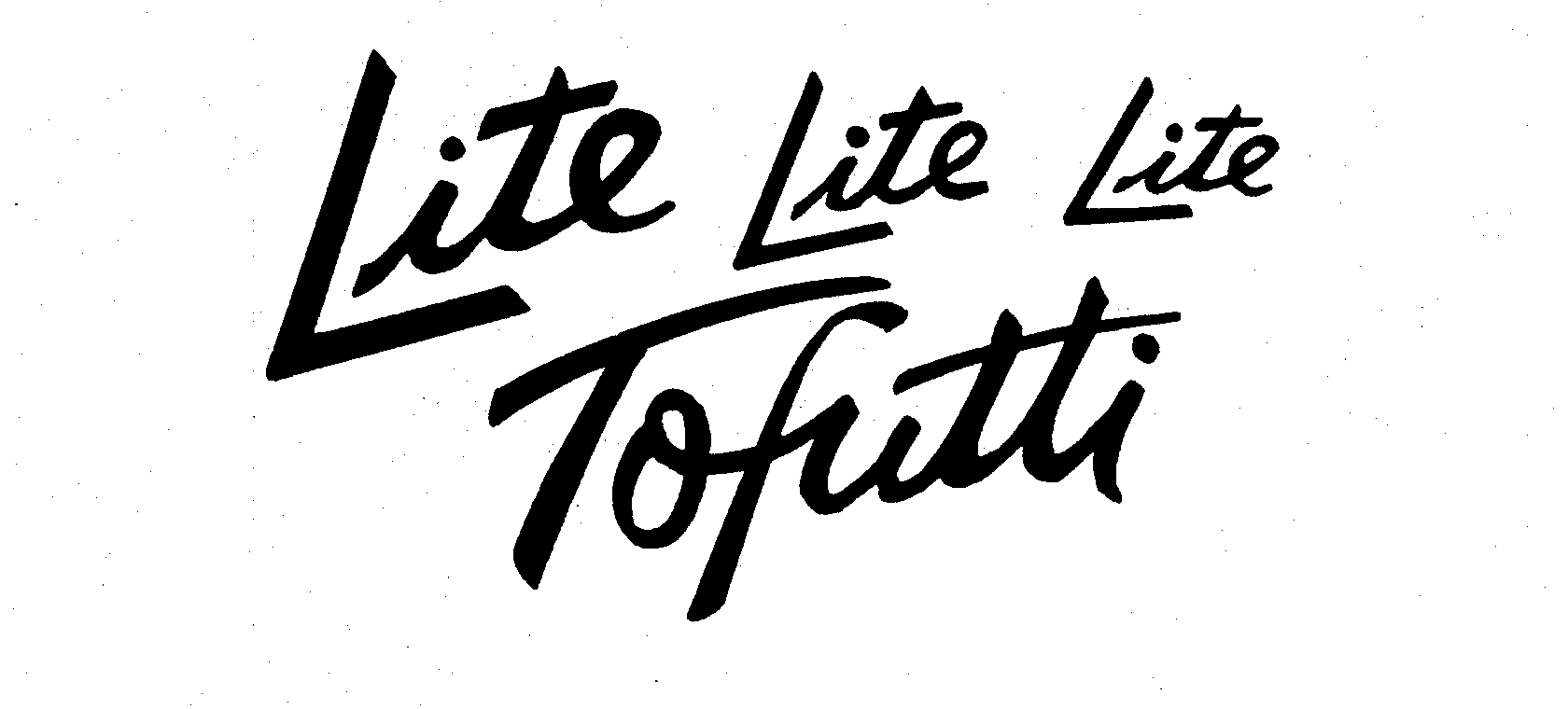 Trademark Logo LITE LITE LITE TOFUTTI