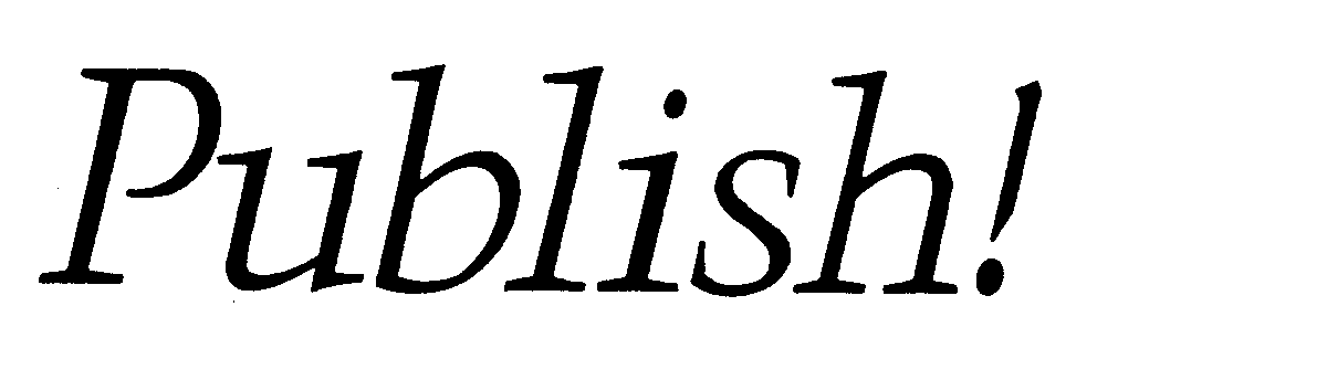 Trademark Logo PUBLISH!