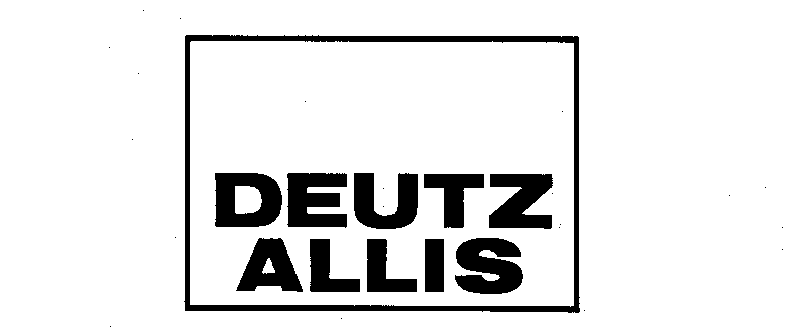 Trademark Logo DEUTZ ALLIS