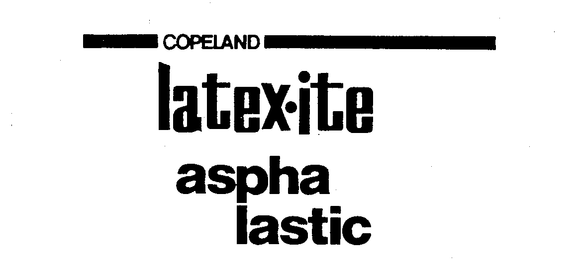  COPELAND LATEX-ITE ASPHA LASTIC