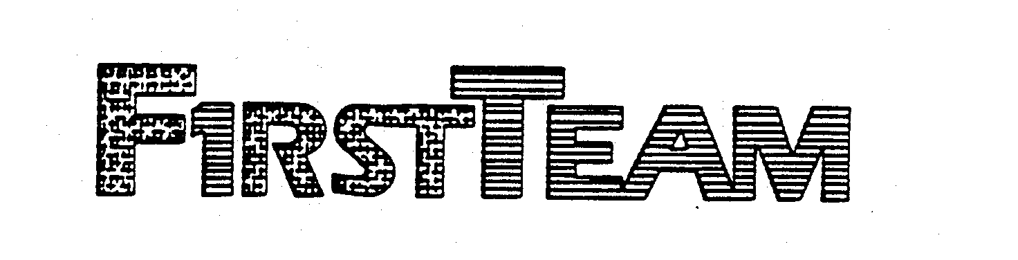 Trademark Logo F1RST TEAM
