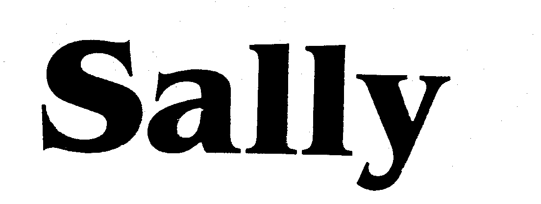 Trademark Logo SALLY
