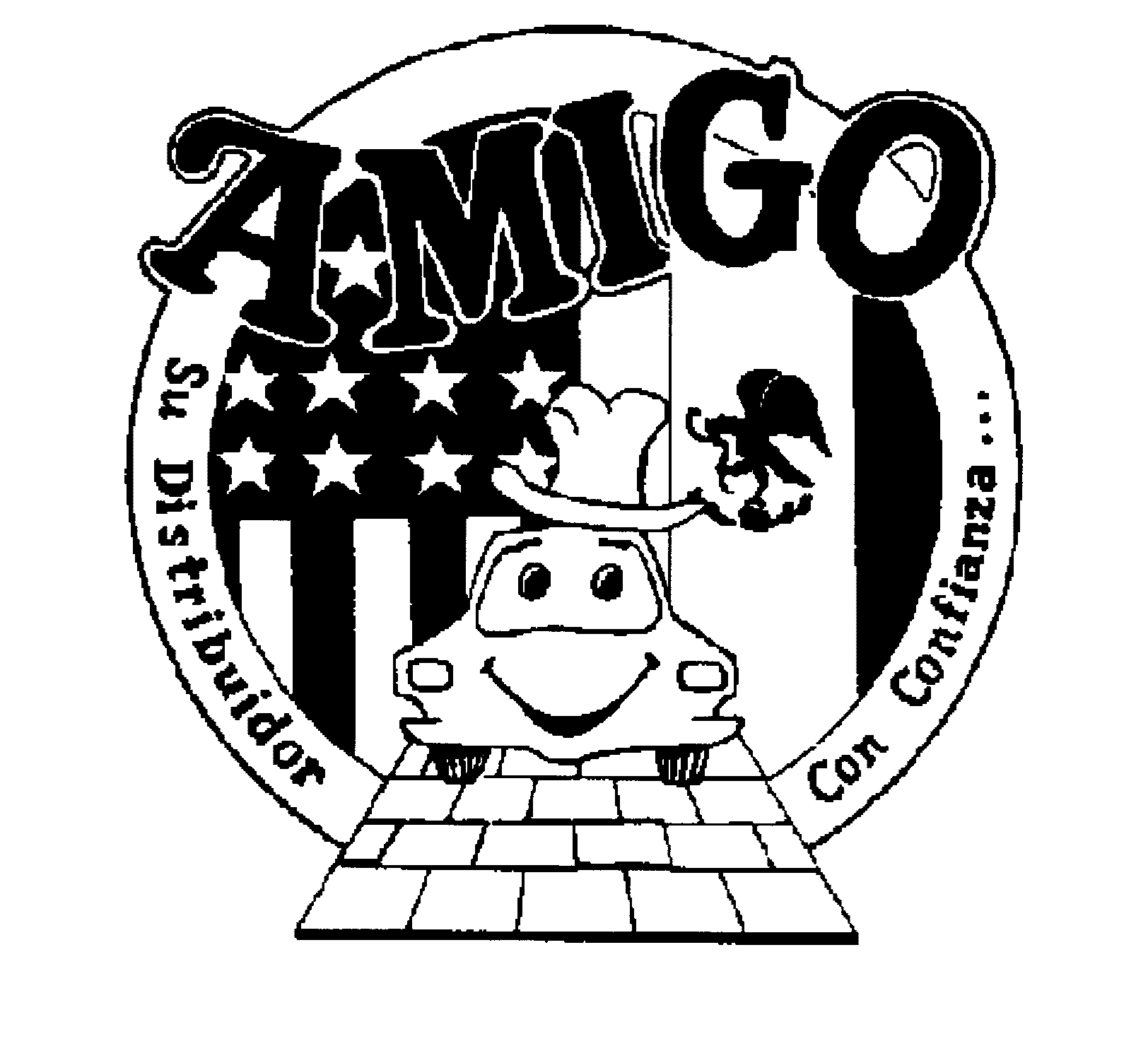 Trademark Logo AMIGO SU DISTRIBUIDOR CON CONFIANZA...