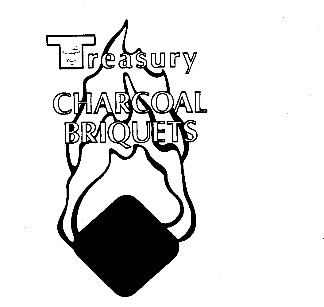 Trademark Logo TREASURY CHARCOAL BRIQUETS