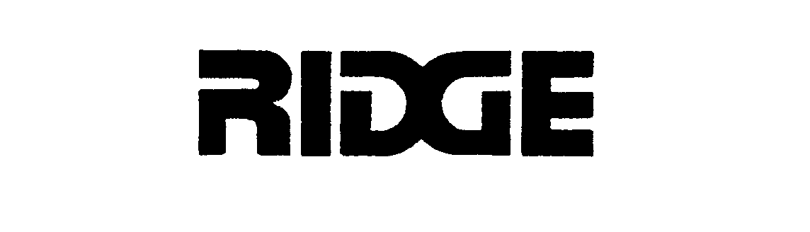 Trademark Logo RIDGE