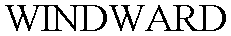 Trademark Logo WINDWARD
