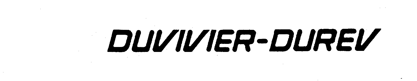  DUVIVIER-DUREV