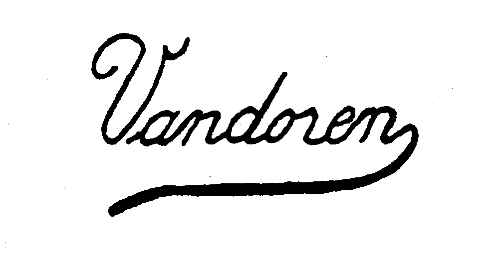 Trademark Logo VANDOREN