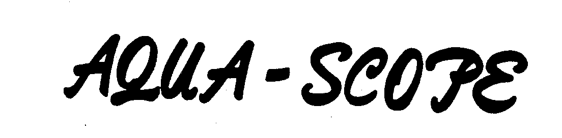 Trademark Logo AQUA-SCOPE