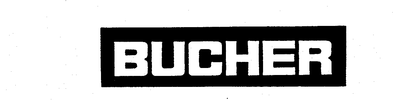 Trademark Logo BUCHER