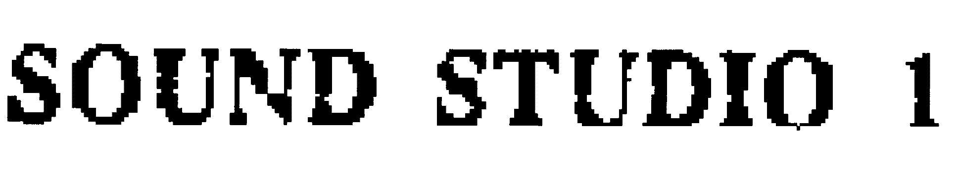 Trademark Logo SOUND STUDIO 1