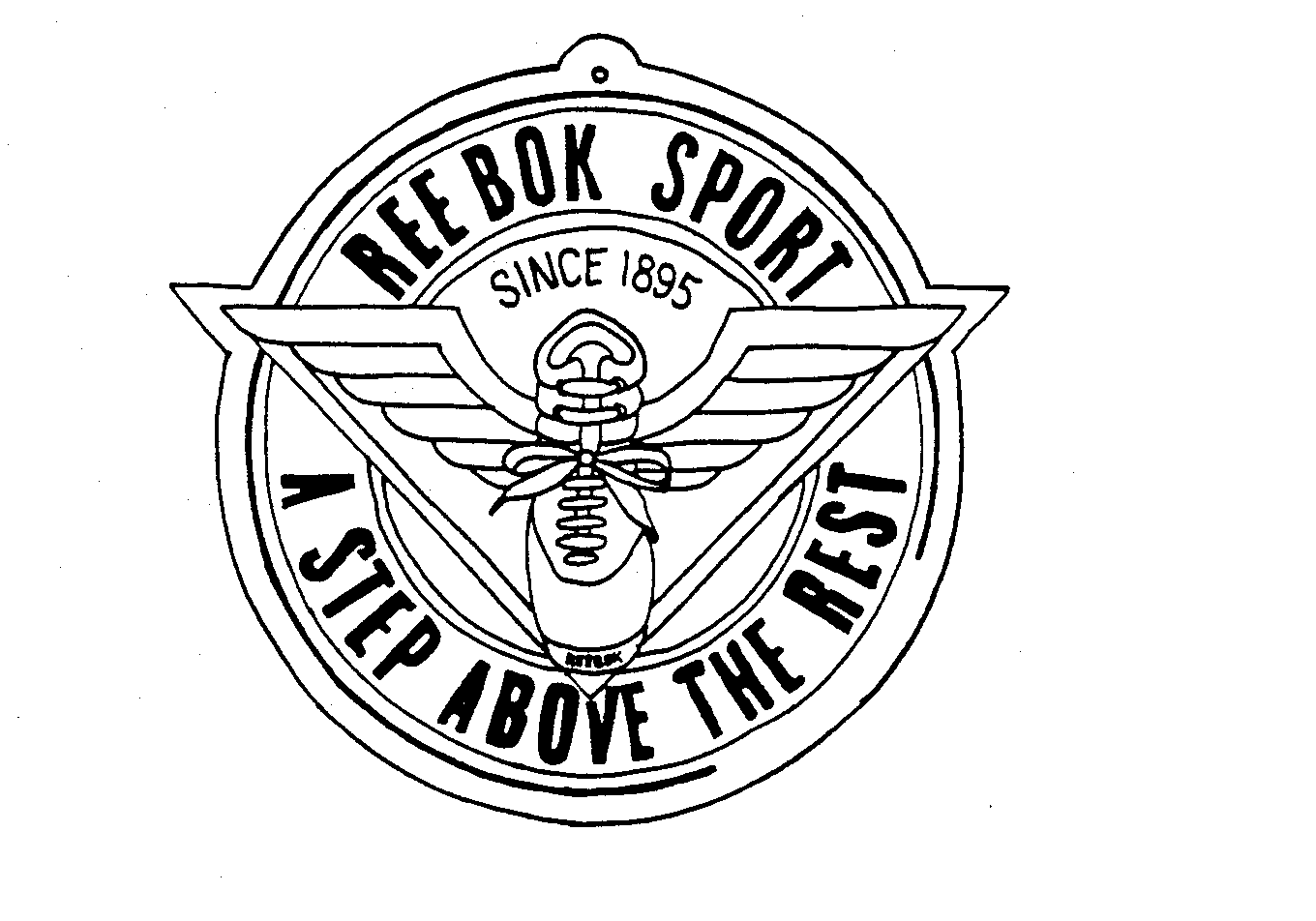 Trademark Logo REEBOK SPORT A STEP ABOVE THE REST SINCE 1895
