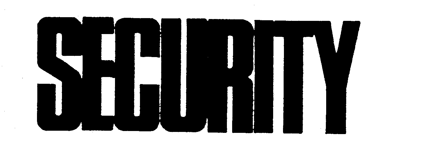 Trademark Logo SECURITY