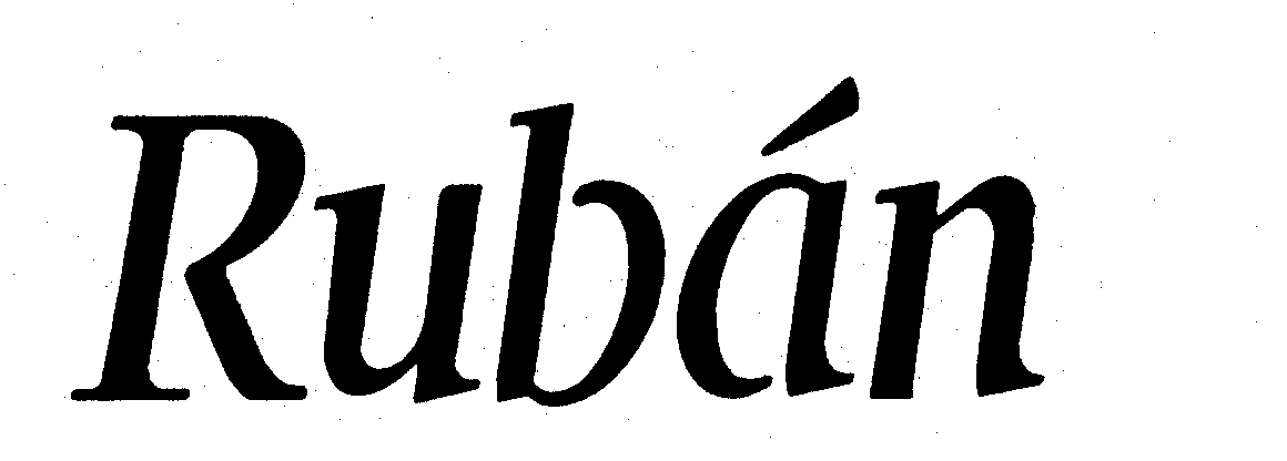 Trademark Logo RUBAN