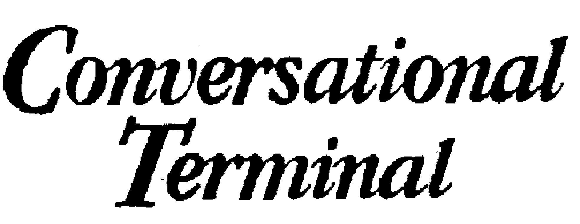 Trademark Logo CONVERSATIONAL TERMINAL