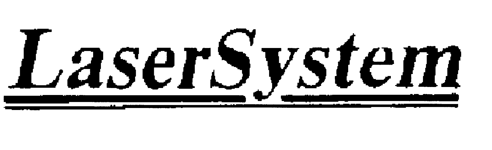 Trademark Logo LASERSYSTEM