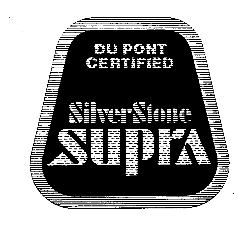 Trademark Logo DU PONT CERTIFIED SILVERSTONE SUPRA