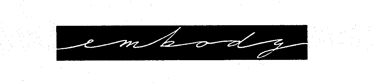 Trademark Logo EMBODY