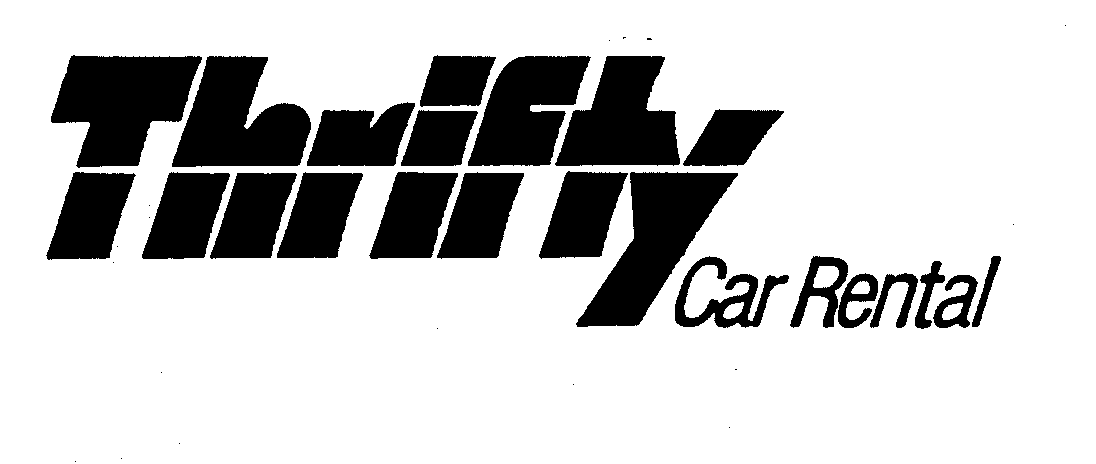 Trademark Logo THRIFTY CAR RENTAL