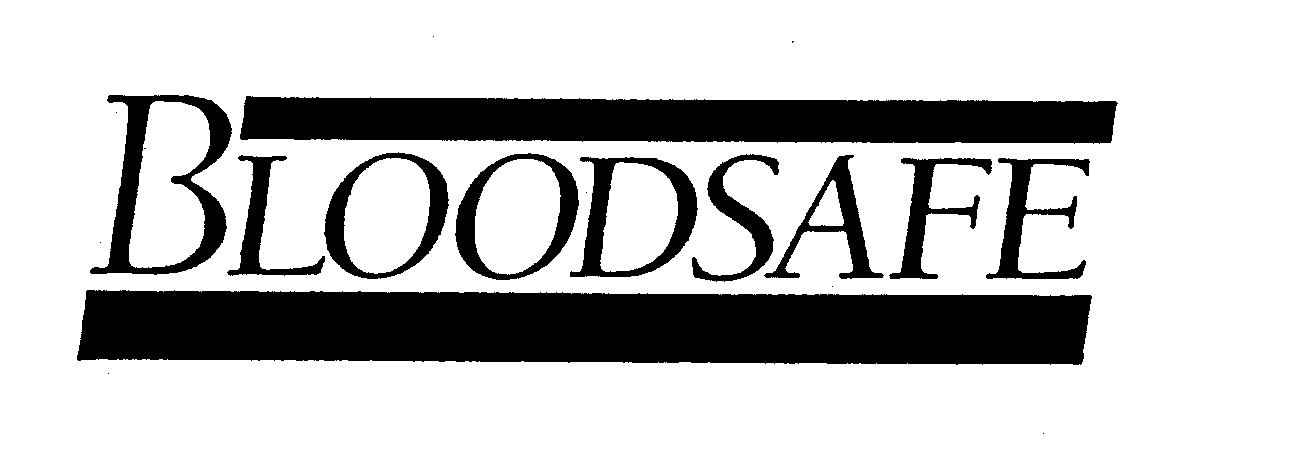 Trademark Logo BLOODSAFE