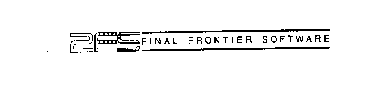 Trademark Logo 2FS FINAL FRONTIER SOFTWARE
